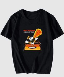 Mickey Mouse Ricky The Dragon Steamboat Willie T Shirt AA